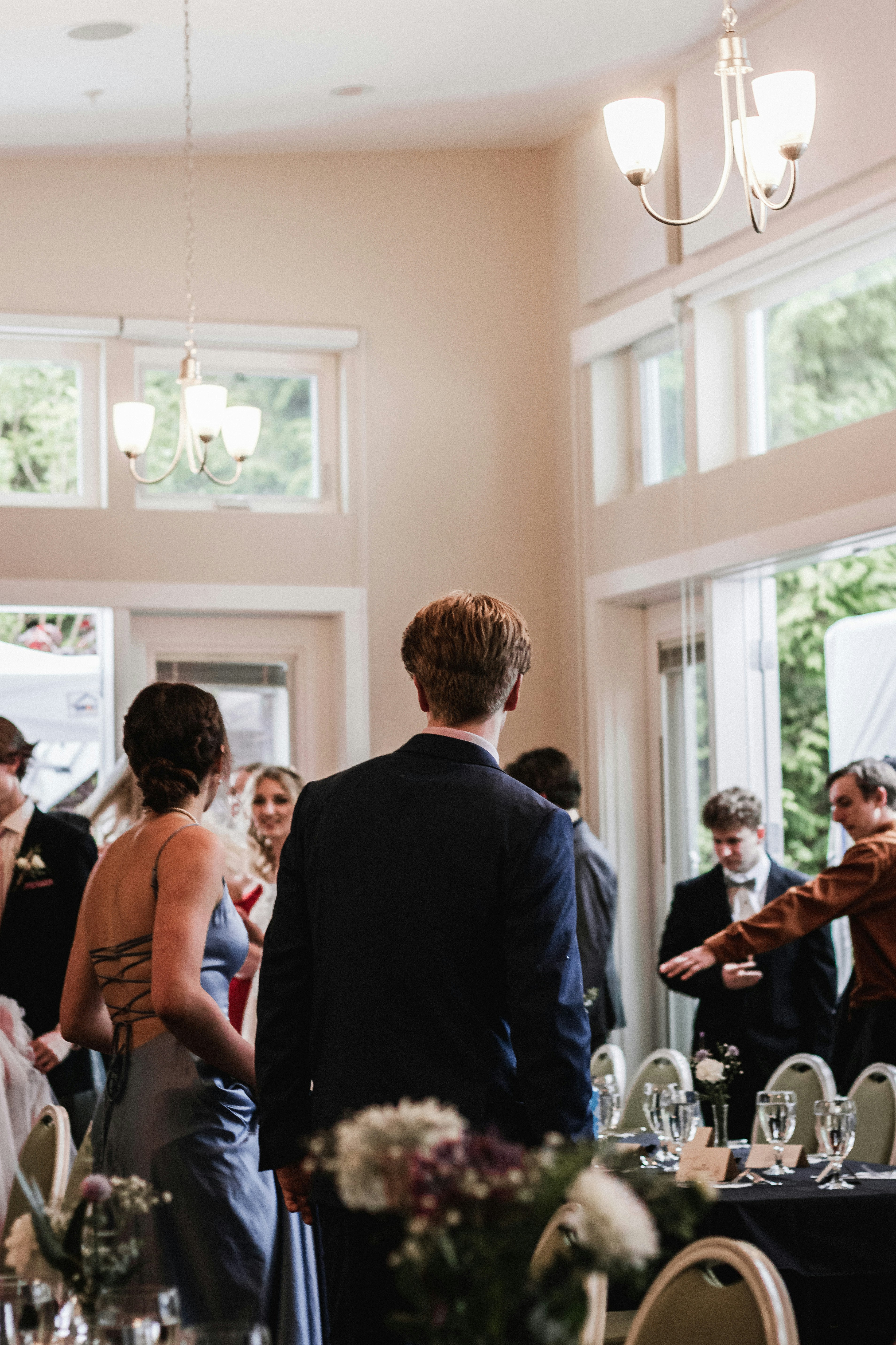 Wedding crowd image one